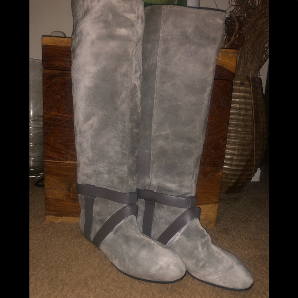Calvin Klein Tall Grey Boots